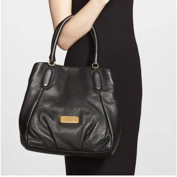 Marc by Marc Jacobs Pebbled Shoulder Bag in Black